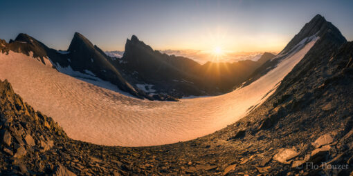 Matin au glacier Lombard