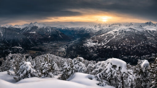 Couche de neige sur le Briançonnais