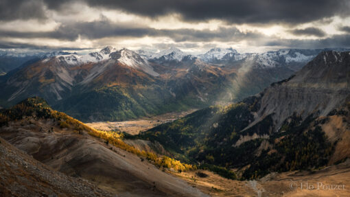 Rayons dorés sur la Haute Clarée