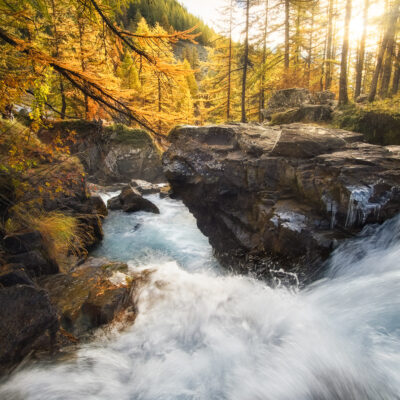 Le plongeon de la Clarée