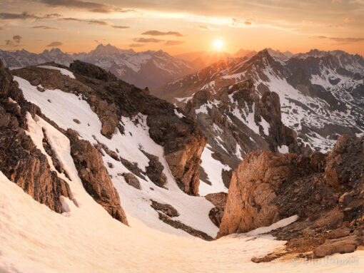 Coucher de soleil au Grand Aréa