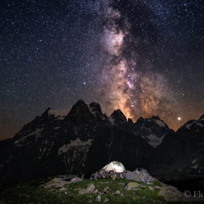 Bivouac quatre étoiles dans les Ecrins