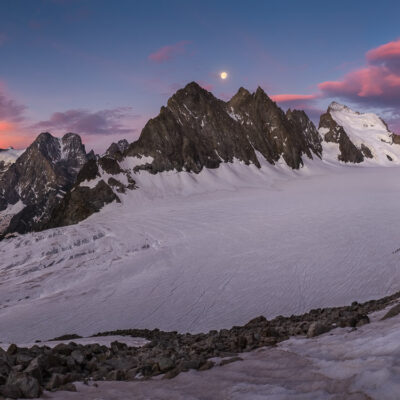 Matin rosé dans les Ecrins
