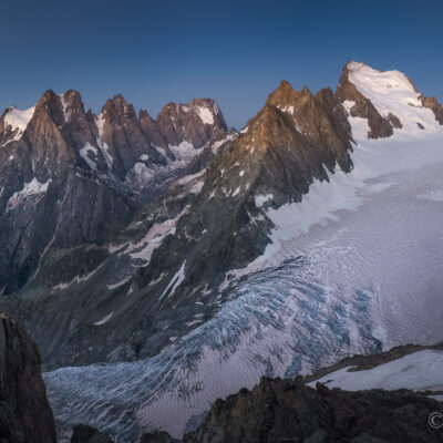 Les géants du glacier Blanc