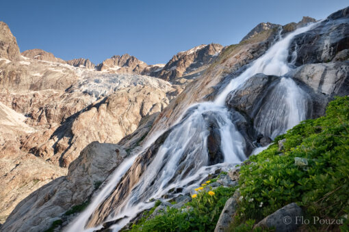 Plongeon de l'eau et de la glace