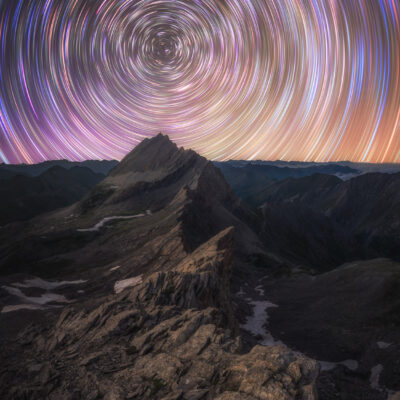 La ronde des étoiles sur la Taillante